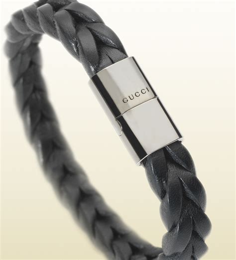 gucci men's bracelets|gucci leather bracelet for men.